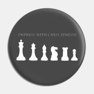 Chess Slogan - Impress with Chess 1 Pin