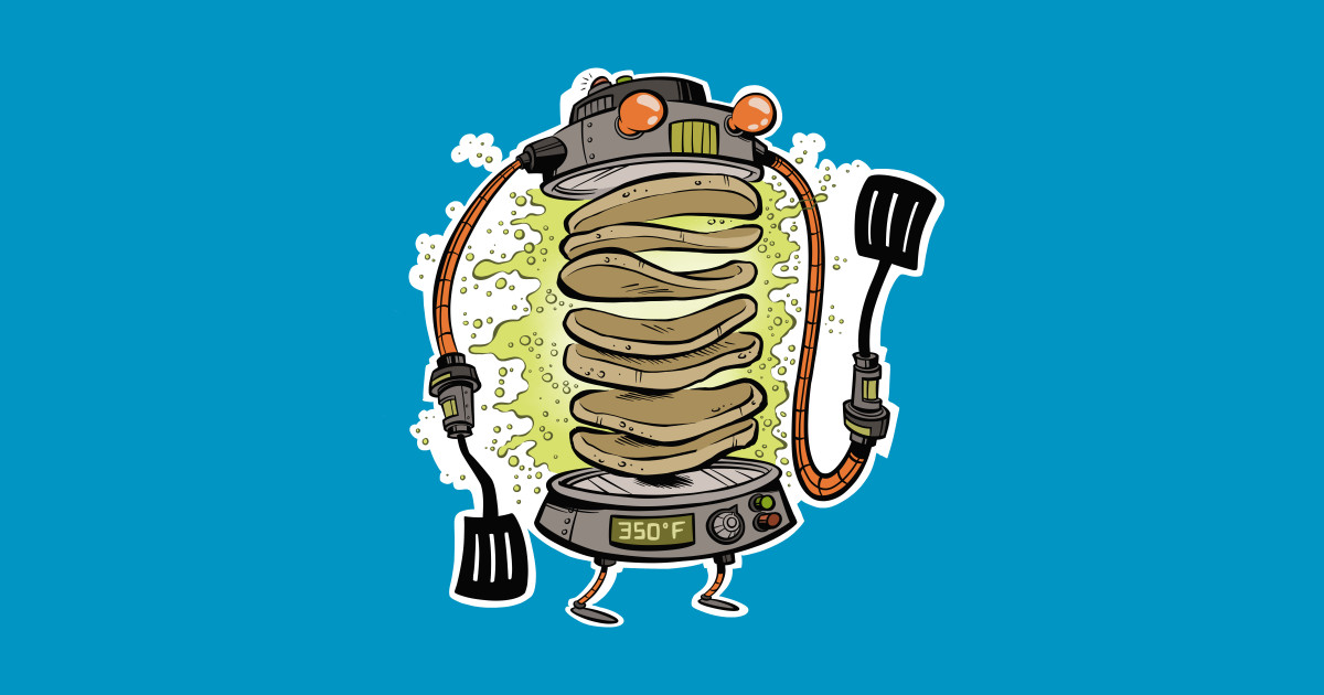 Pancake Bot Breakfast Mug TeePublic