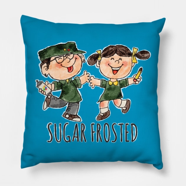 Sugar Frosted Pillow by DustinCropsBoy