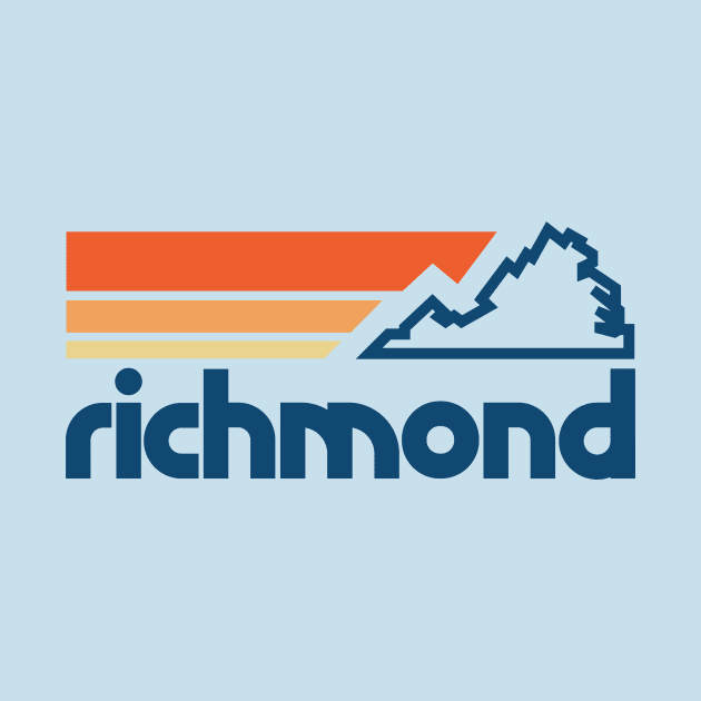 80's Retro Richmond Virginia Shirt by sombreroinc