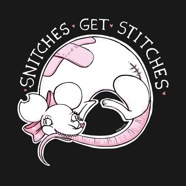 Disover Snitches get stitches - Snitches Get Stitches - T-Shirt