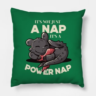 It’s Not Just a Nap, It’s A Power Nap Cute Lazy Dragon Gift Pillow