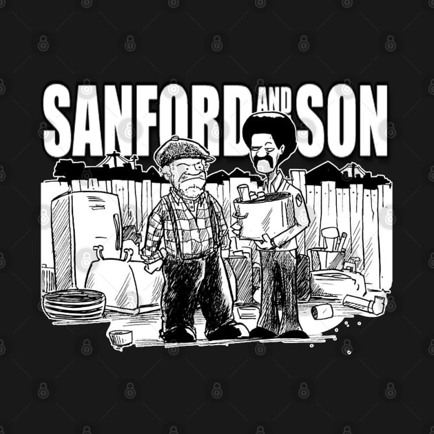 sanford and son black and white by Magic Topeng