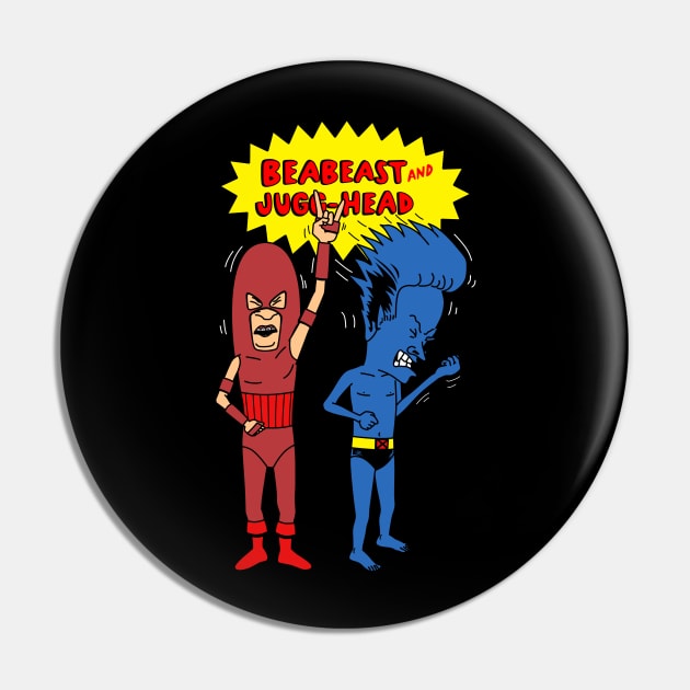 Funny Cool Mutant Superhero Villain 90's Cartoon Parody Pin by BoggsNicolas