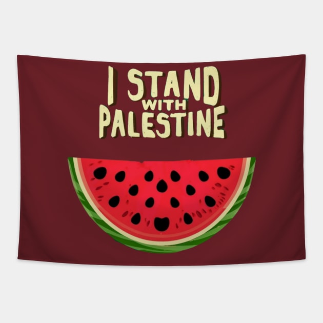 I stand with palestine Tapestry by Aldrvnd
