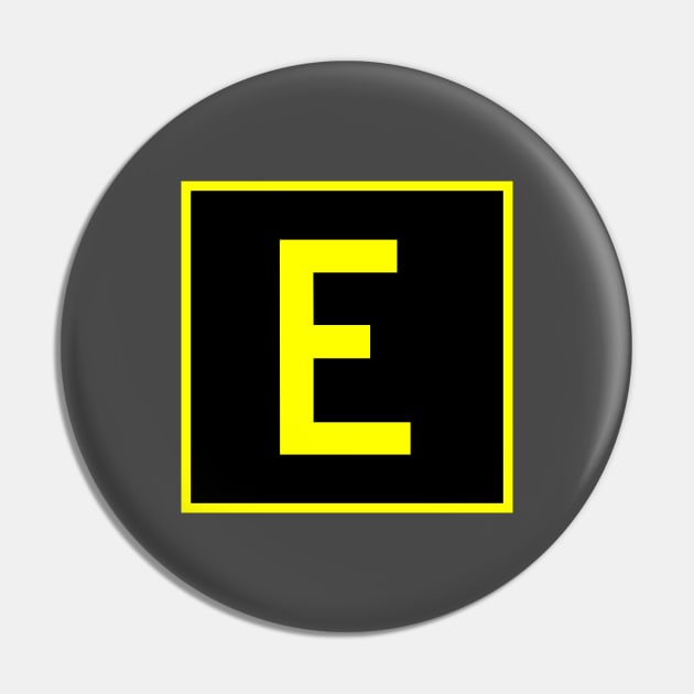 E - Echo - FAA taxiway sign, phonetic alphabet Pin by Vidision Avgeek