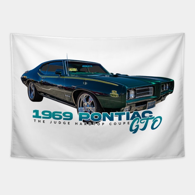 1969 Pontiac GTO The Judge Hardtop Coupe Tapestry by Gestalt Imagery