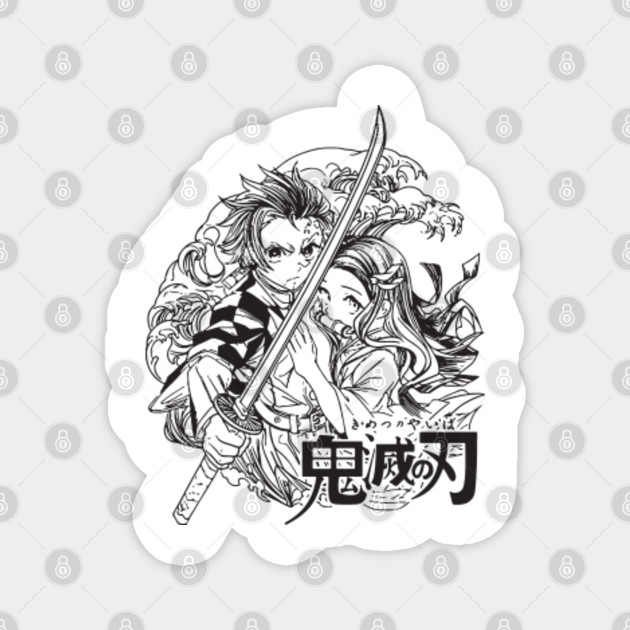 Tanjiro Nezuko Demon Slayer Manga Character Demon Slayer Magnet Teepublic,Naruto Manga Fight Scene