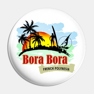 Bora Bora Summer Time Pin