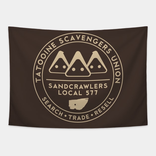 Tatooine Scavengers Union Tapestry by DesignWise