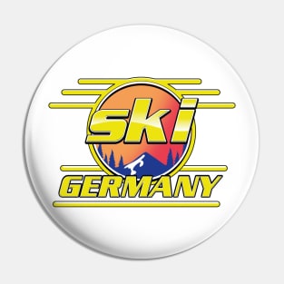 ski Germany 80s logo Pin