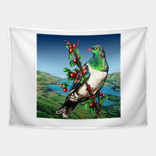 Kereru of Aotearoa, New Zealand Tapestry