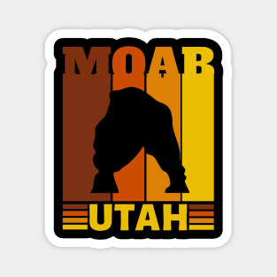 Retro Moab Utah Magnet