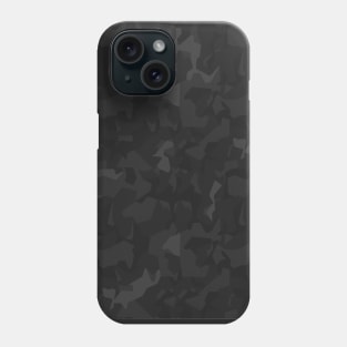 Dark grey camo pattern Phone Case