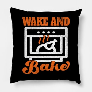 Wake and Bake Thanksgiving Pillow