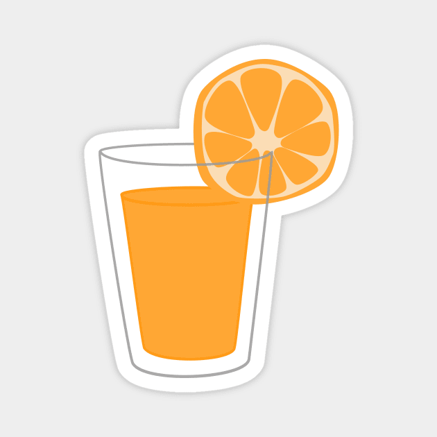 Orange Juice Magnet by TriggerAura