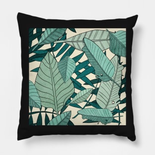 Tropical Foliage Pillow