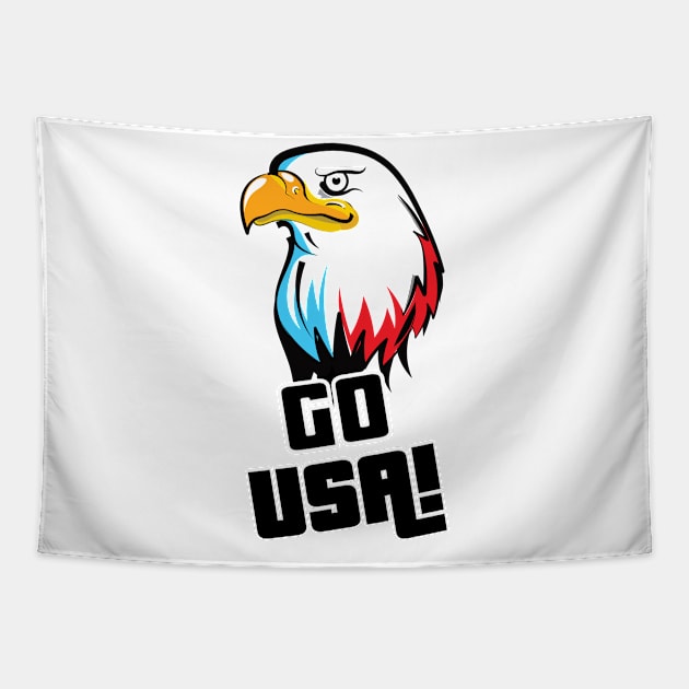 Go USA! Tapestry by nickemporium1