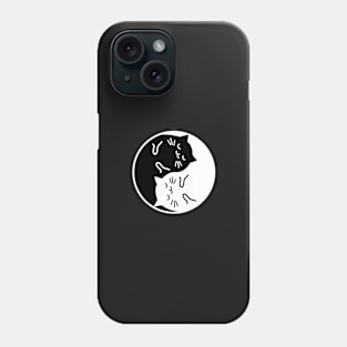 Yin Yang Cats Phone Case