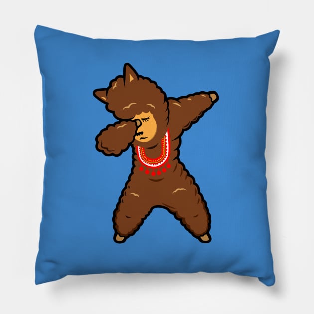 Dabbing Alpaca - The Alpaca Dab Pillow by propellerhead