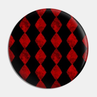 Red Diamond Card Suit Symbol Pattern Pin