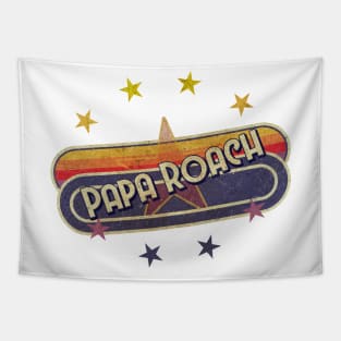 ElaCuteOfficeGirl Vintage Papa Roach Tapestry