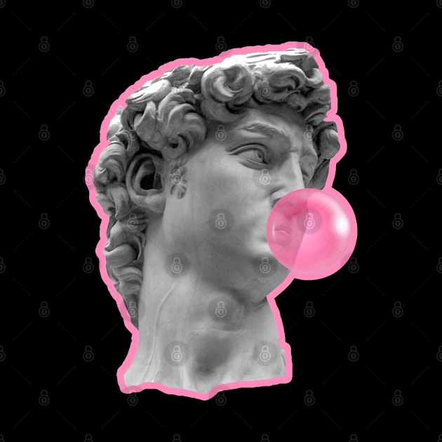 Michelangelo with gum by Print&fun