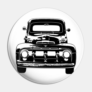 Classic F100 F1 Pickup Sketch Art Pin