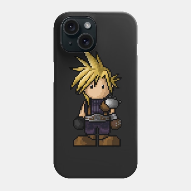 FF7 Cloud Strife Phone Case by PixelKnight