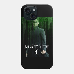 Resurrections Matrix 4 Mens Neo Shirt Neo, Morpheus and Trinity Keanu Reeves Phone Case