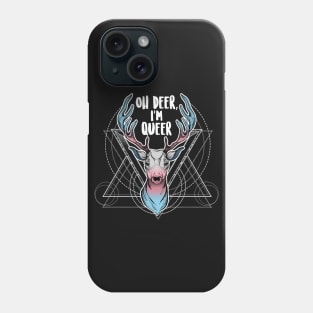 Transgender: Oh Deer, I'm Queer Phone Case