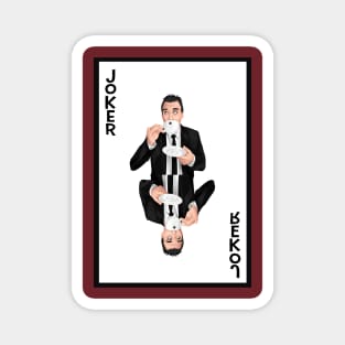 Impractical Jokers - Joe-ker Card - Joker Card - Joe Gatto Vector Illustration Magnet