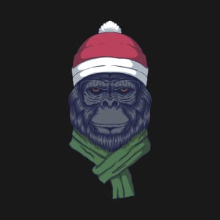 Christmas Gorilla T-Shirt