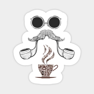 Hipster Mustache Magnet