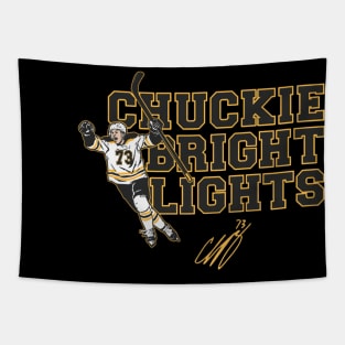 Charlie McAvoy Chuckie Bright Lights Tapestry