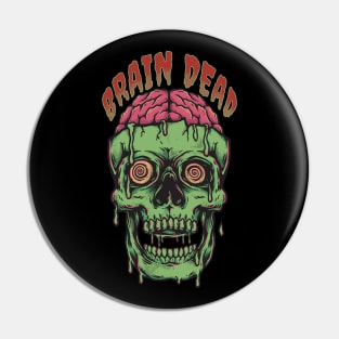 Brain Dead Skull Pin