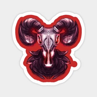 Goat skull Magnet