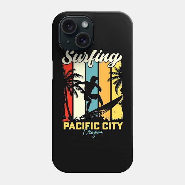 Surfing | Pacific City, Oregon Phone Case by T-shirt US