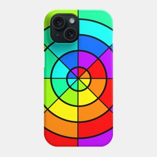 Colourful Rainbow Circle Phone Case