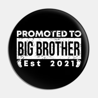 Vintage Promoted to Big Brother 2021 new Brother gift Big Brother Pin