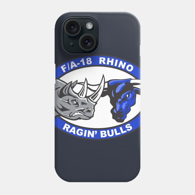 VFA-37 Ragin' Bulls - Rhino Phone Case by MBK