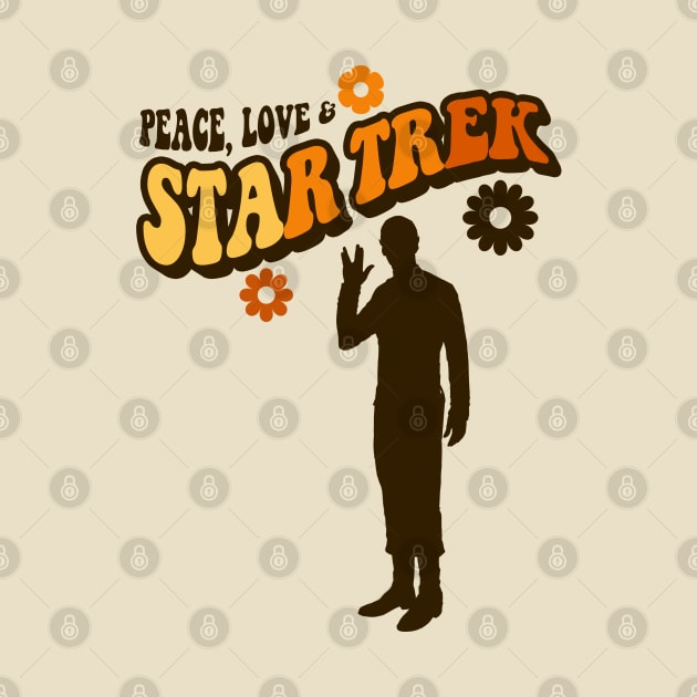 PEACE LOVE & STAR TREK by ROBZILLA