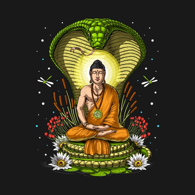 Buddha Zen Cobra Meditation by underheaven