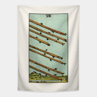 EIGHT OF WANDS Tapestry