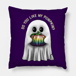 Do You Like My Rainbow Pumpkin? Pillow
