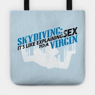 Skydiving Funny Tote