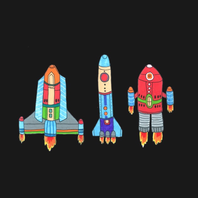 Spaceships by DoodlesAndStuff