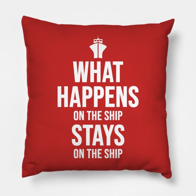 Keep Calm and Cruise On Pillow by INLE Designs