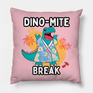 Dino-mite break Pillow