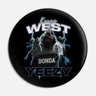 BOOTLEG YE Pin